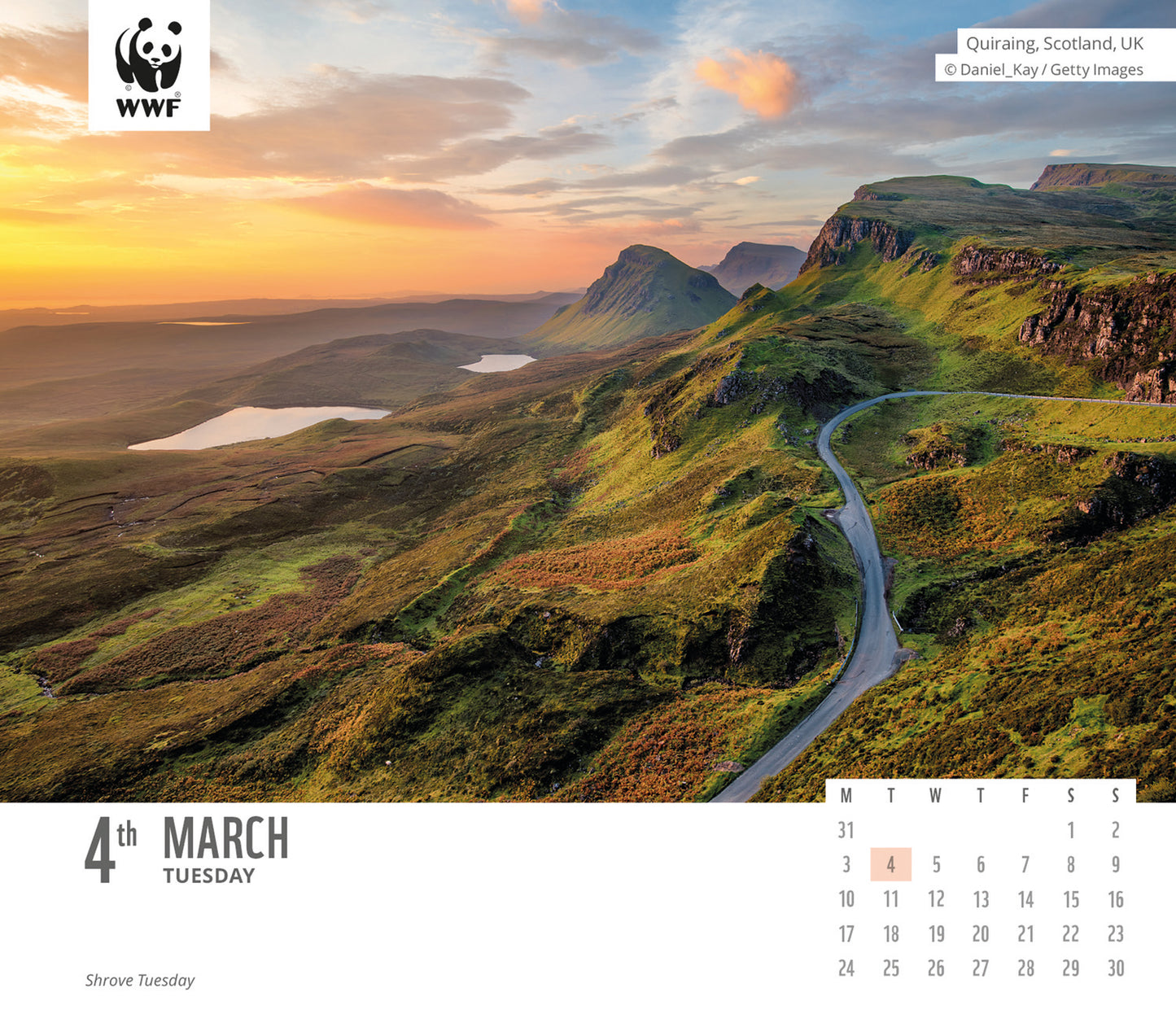 WWF Natural World, Box Calendar 2025