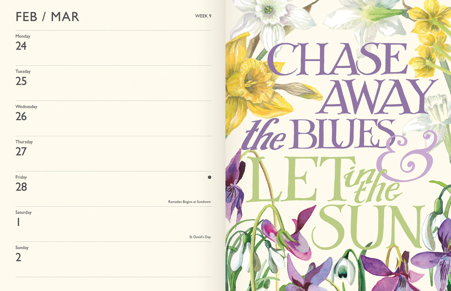 Emma Bridgewater Roses All My Life Deluxe Diary 2025