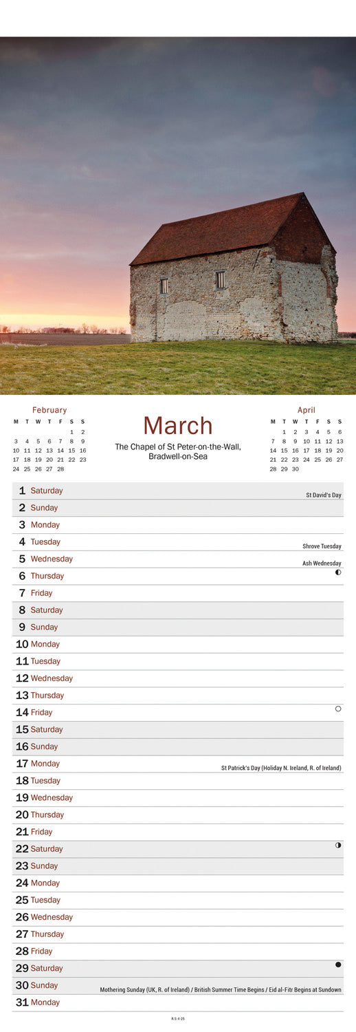 Essex Slim Calendar 2025