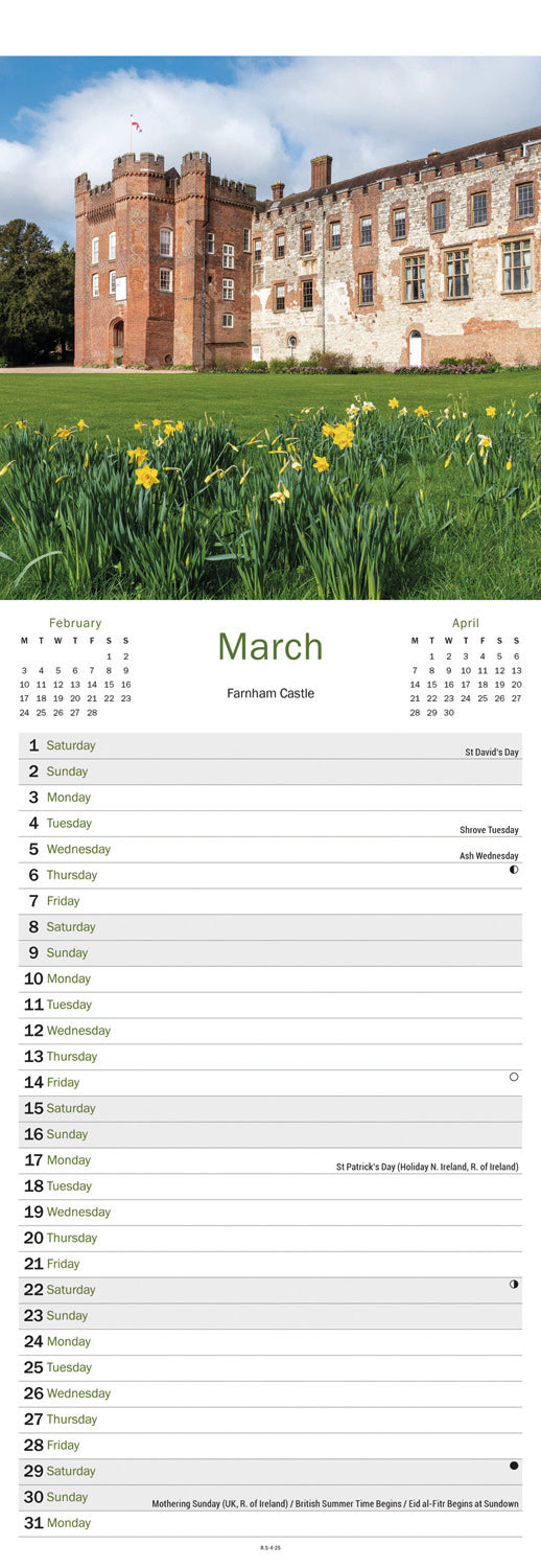 Surrey Slim Calendar 2025