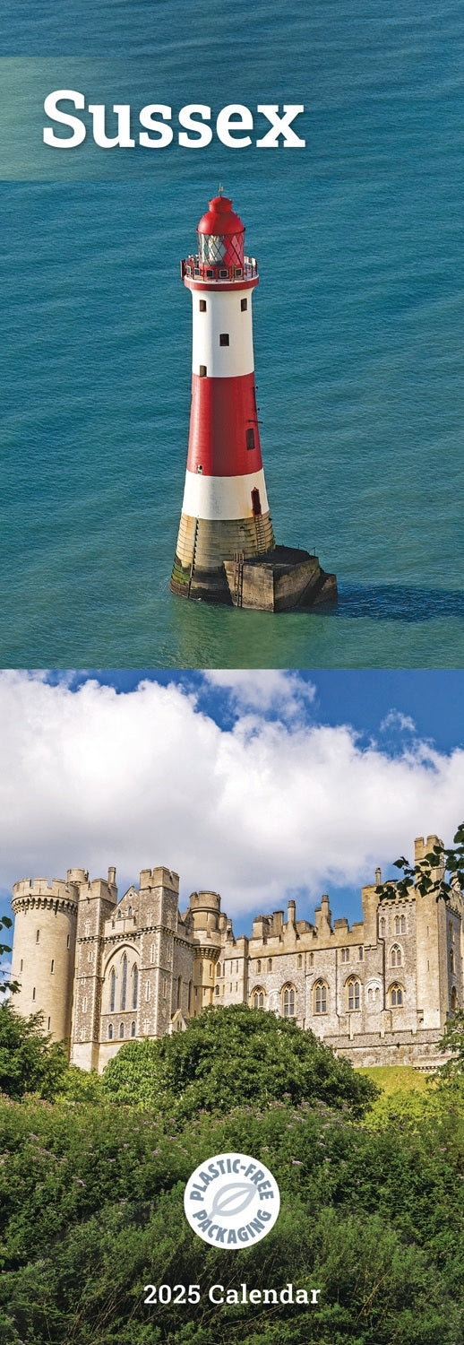 Sussex Slim Calendar 2025