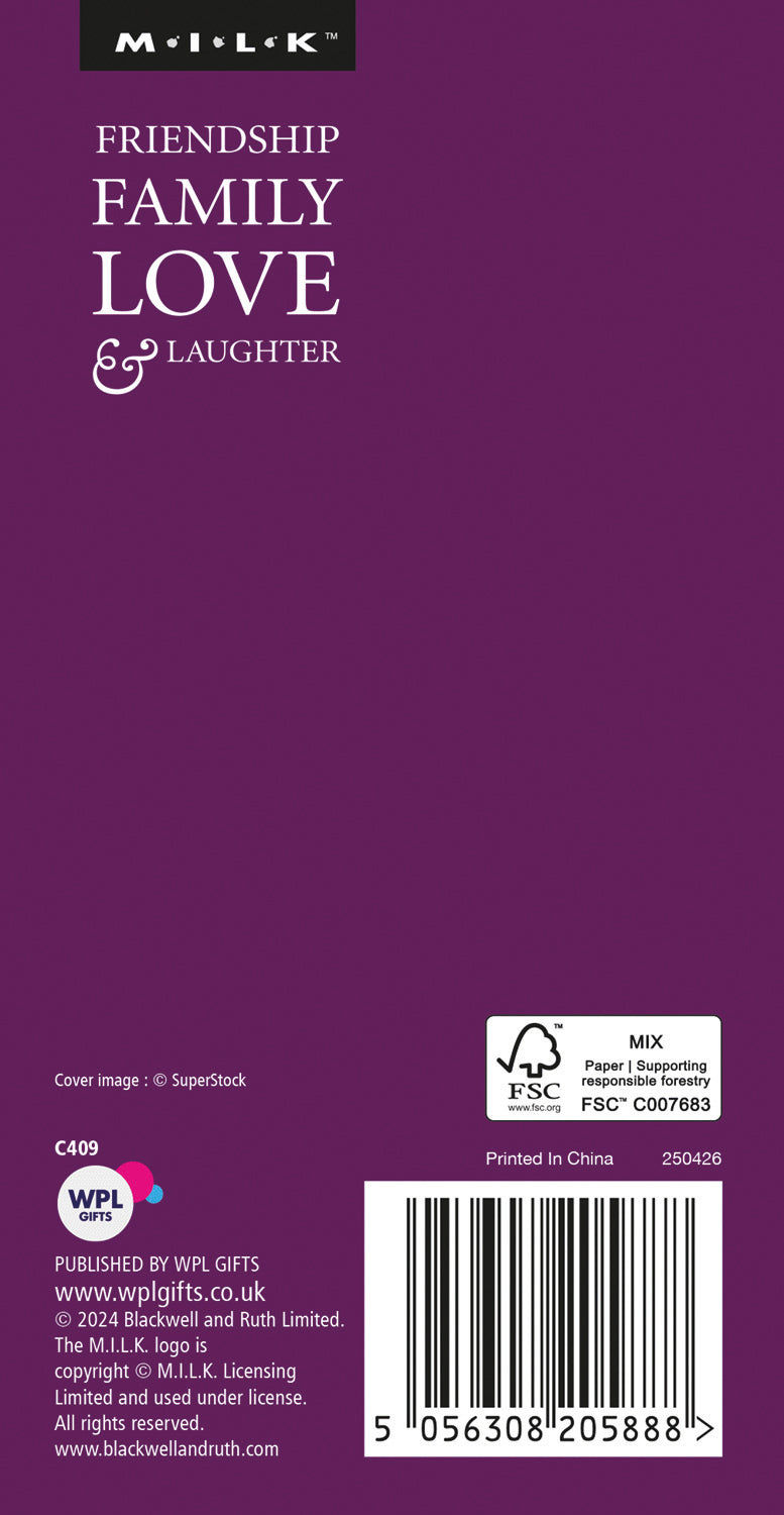 Milk Friendship Slim Diary 2025