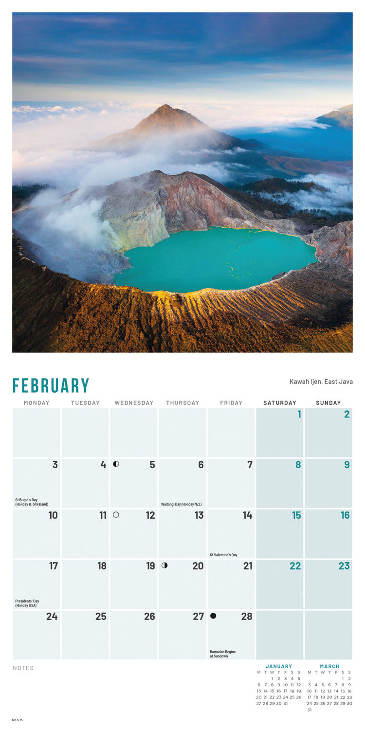 Amazing Planet Mini Calendar 2025