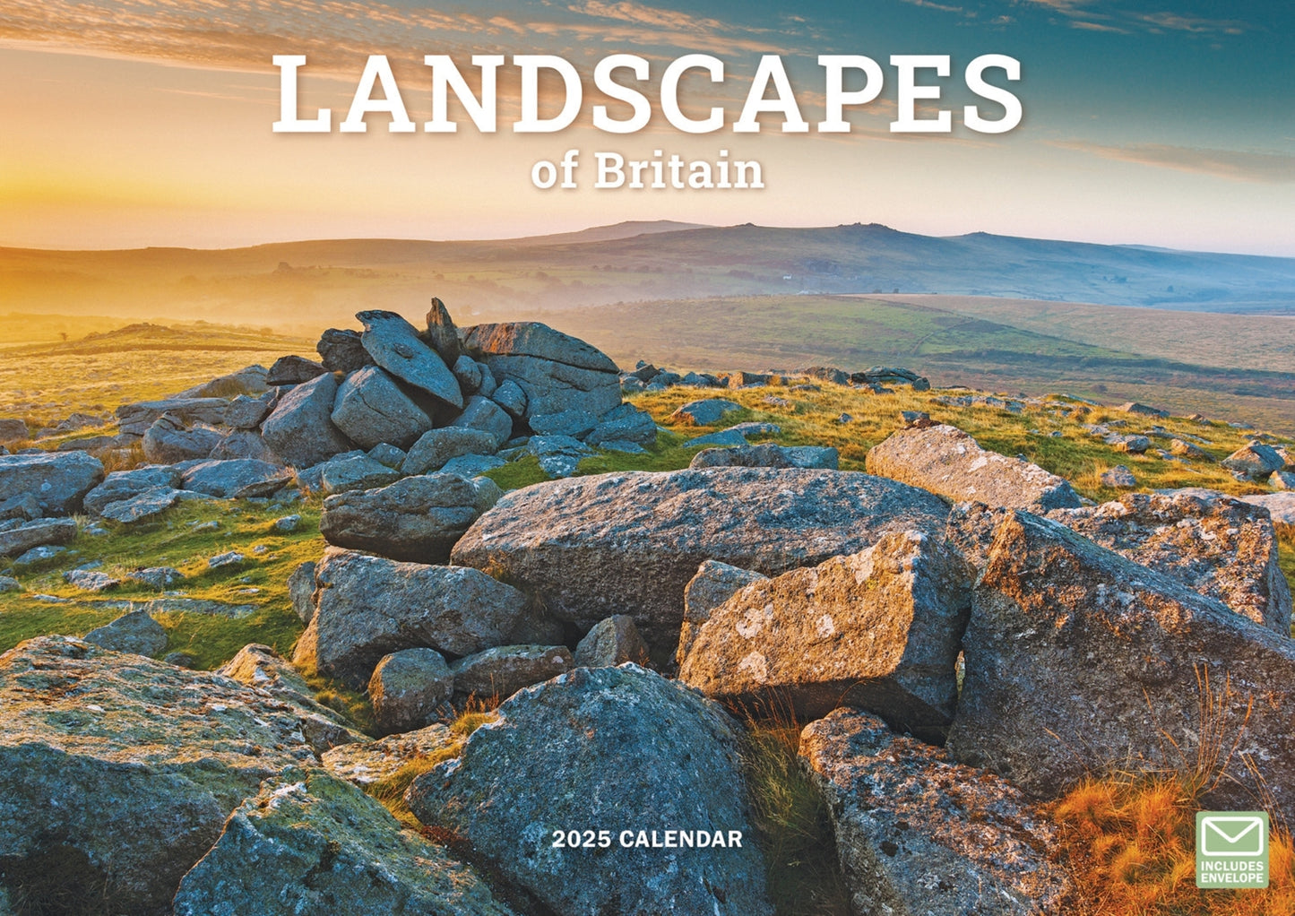 Landscapes of Britain A4 Calendar  2025