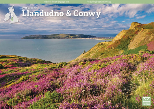 Llandudno and Conwy A4 Calendar  2025