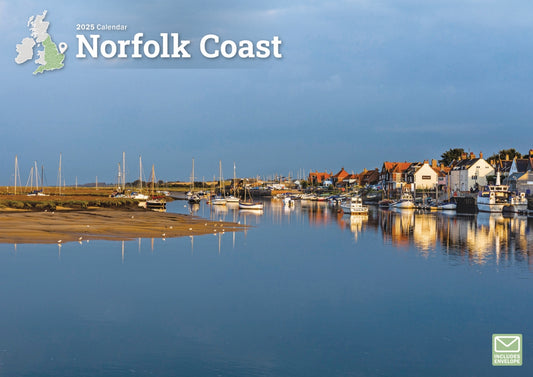 Norfolk Coast A4 Calendar  2025