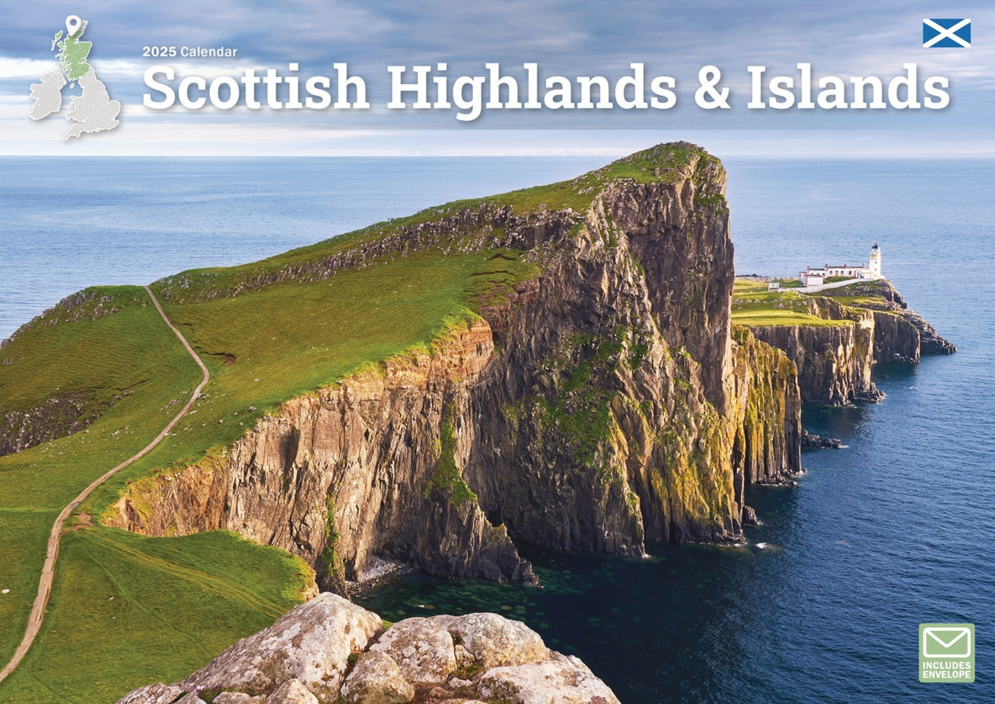 Scottish Highlands & Islands A4 Calendar  2025