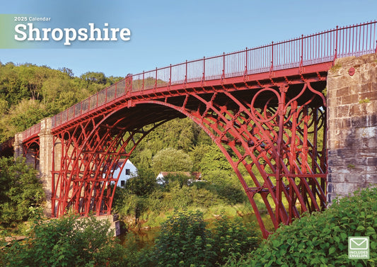 Shropshire A4 Calendar  2025