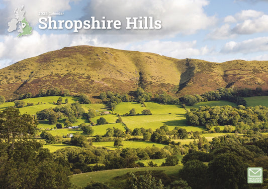 Shropshire Hills A4 Calendar  2025