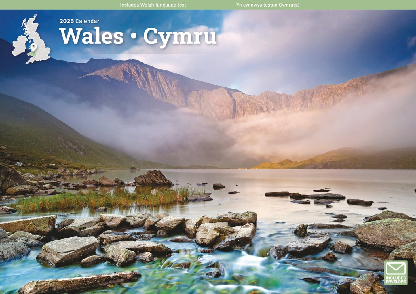 Wales A4 Calendar  2025