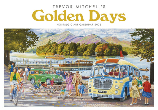 Golden Days, Trevor Mitchell A4 Calendar  2025