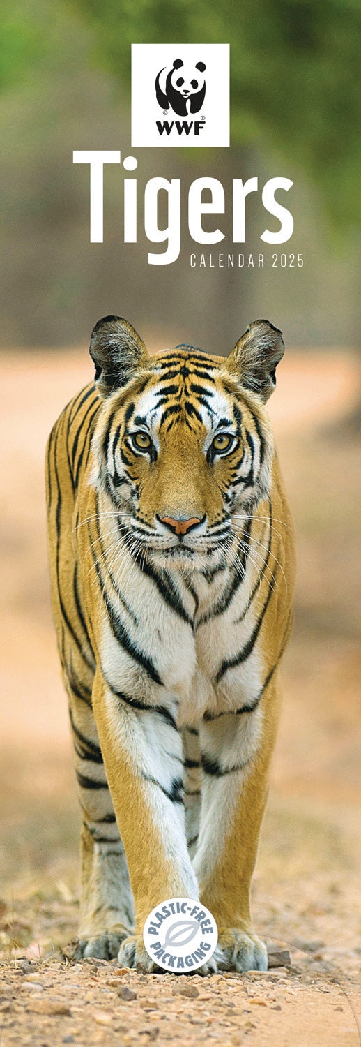 WWF, Tigers (PFP) Slim Calendar 2025