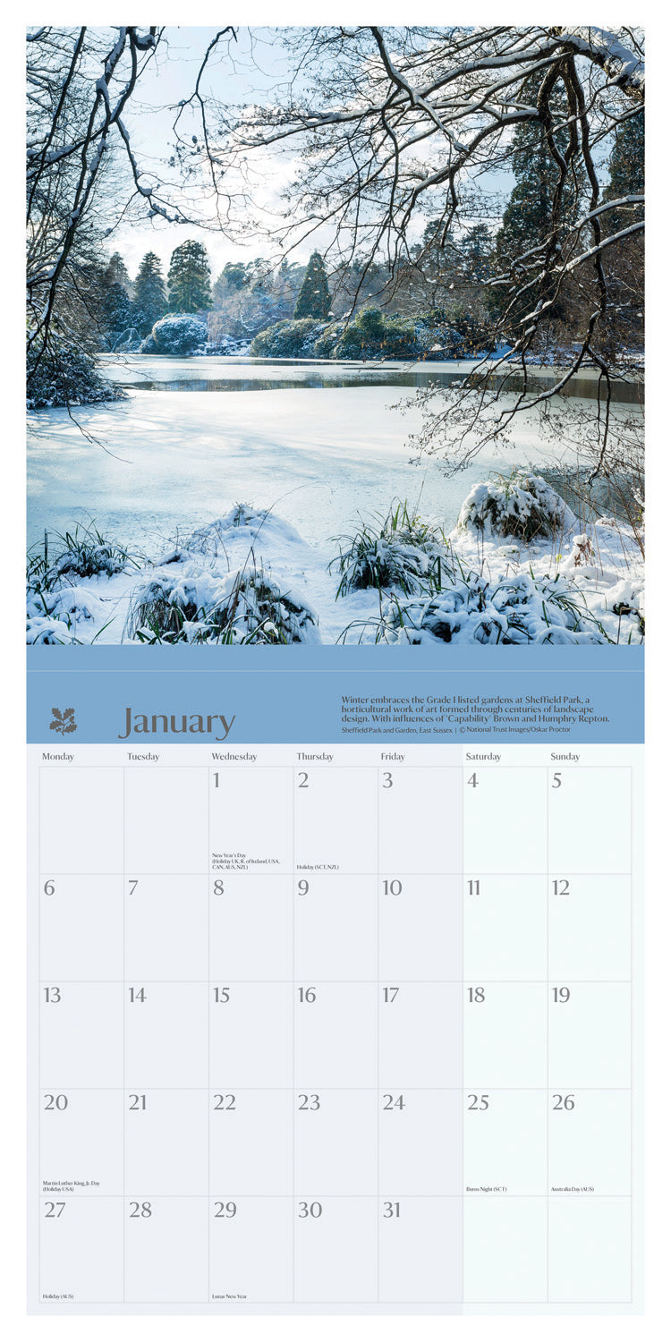 Seasons, National Trust (PFP) Wall Calendar 2025