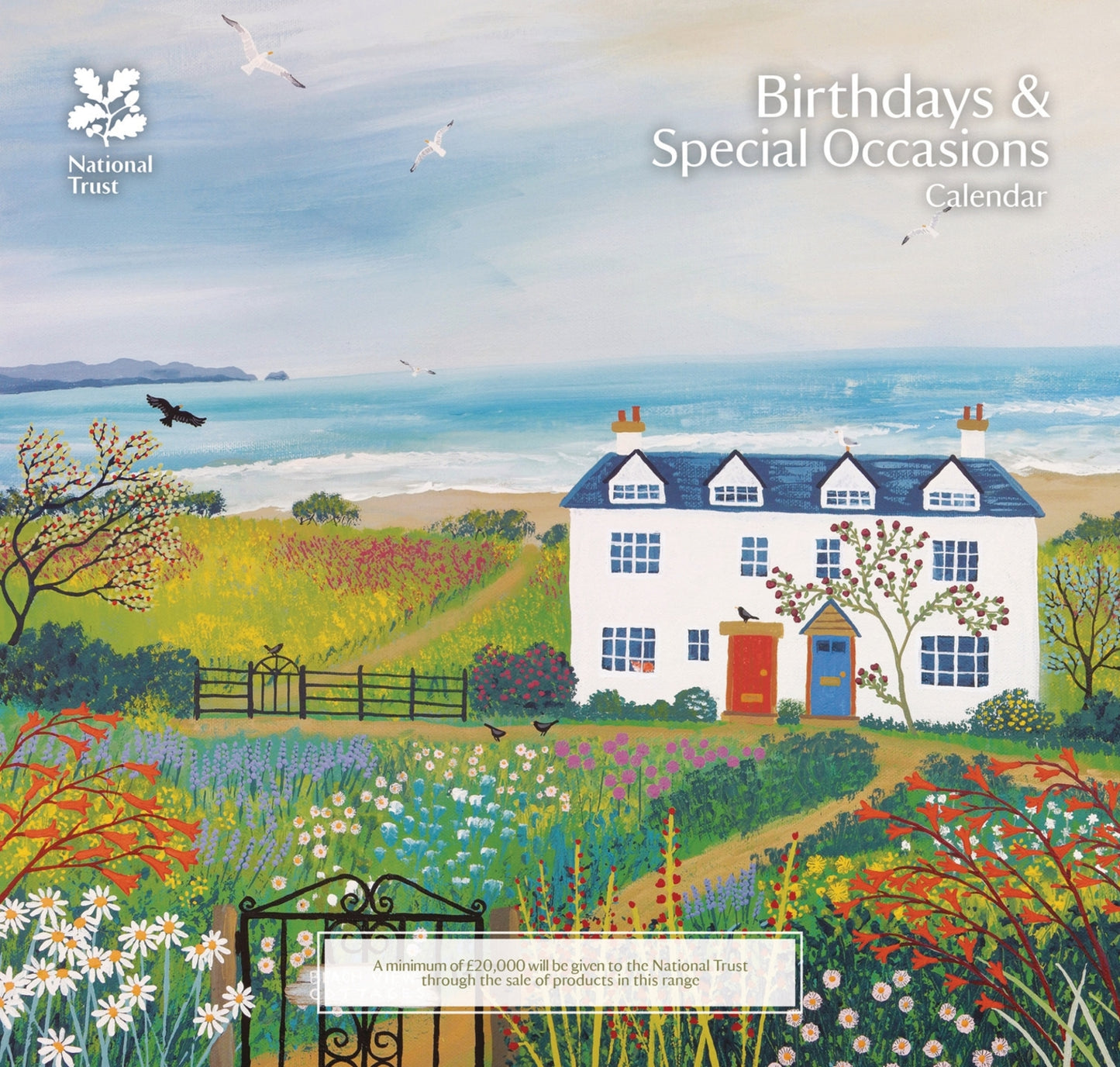 National Trust, Jo Grundy Birthday Ppl Midi Calendar 2025