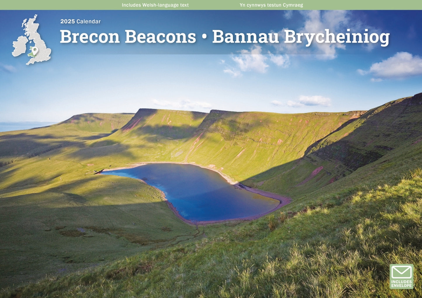 Brecon Beacons A4 Calendar  2025