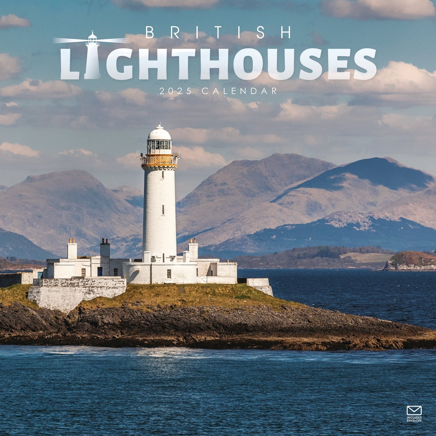 British Lighthouses Wall Calendar 2025