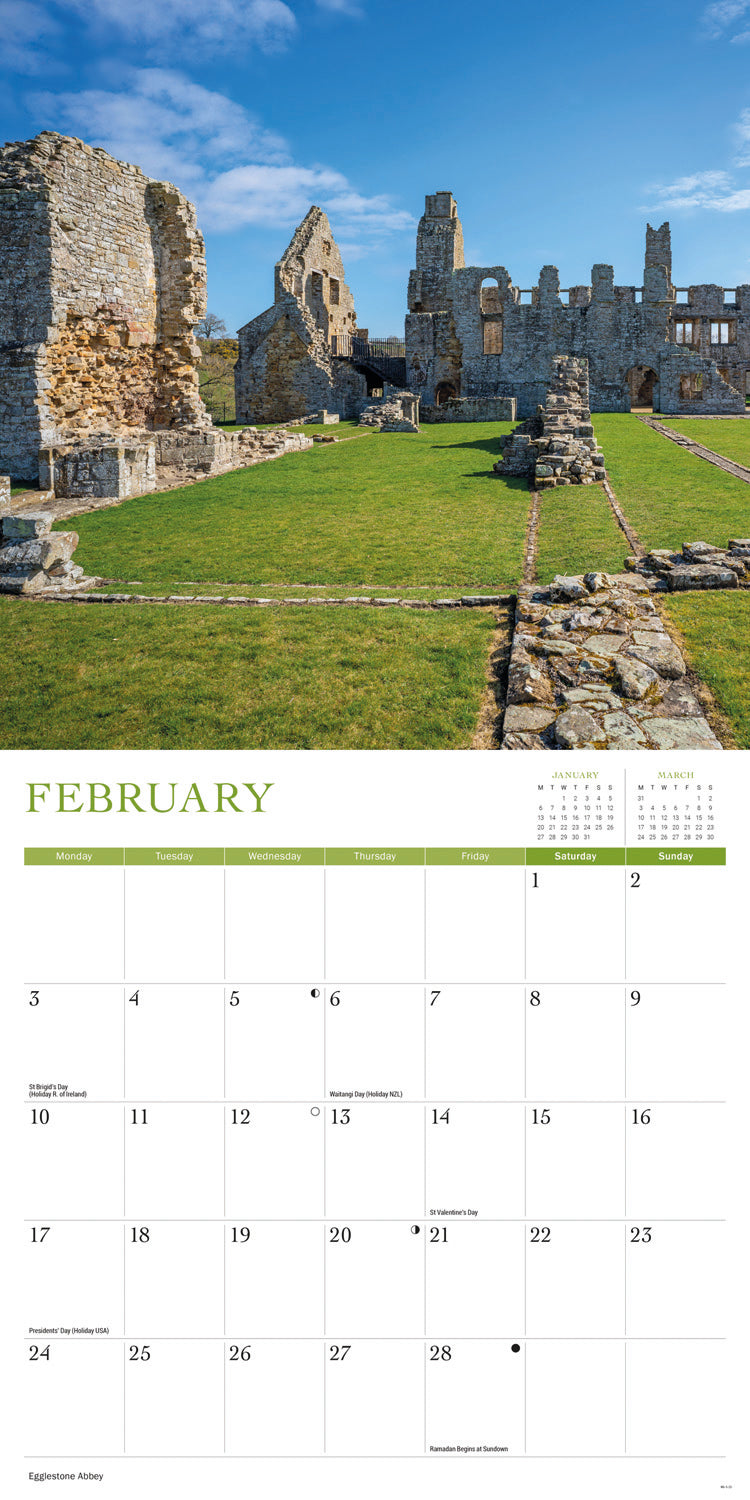 County Durham Wall Calendar 2025