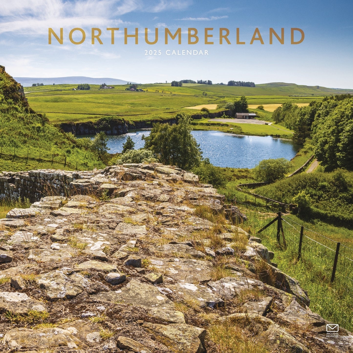 Northumberland Wall Calendar 2025