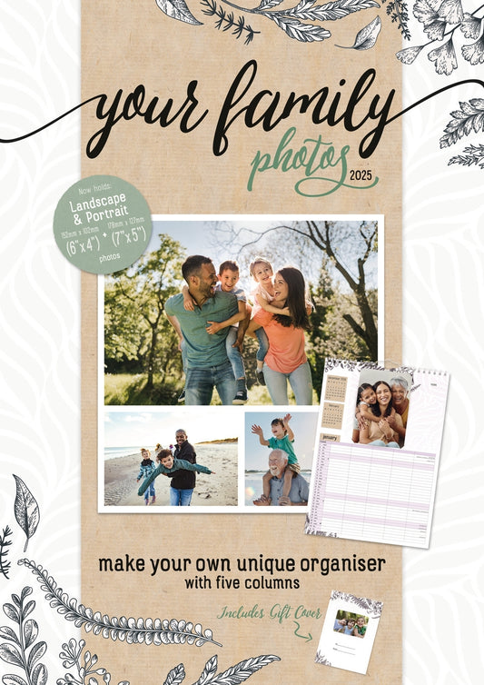 Your Family Photos Planner A3 Planner Calendar 2025