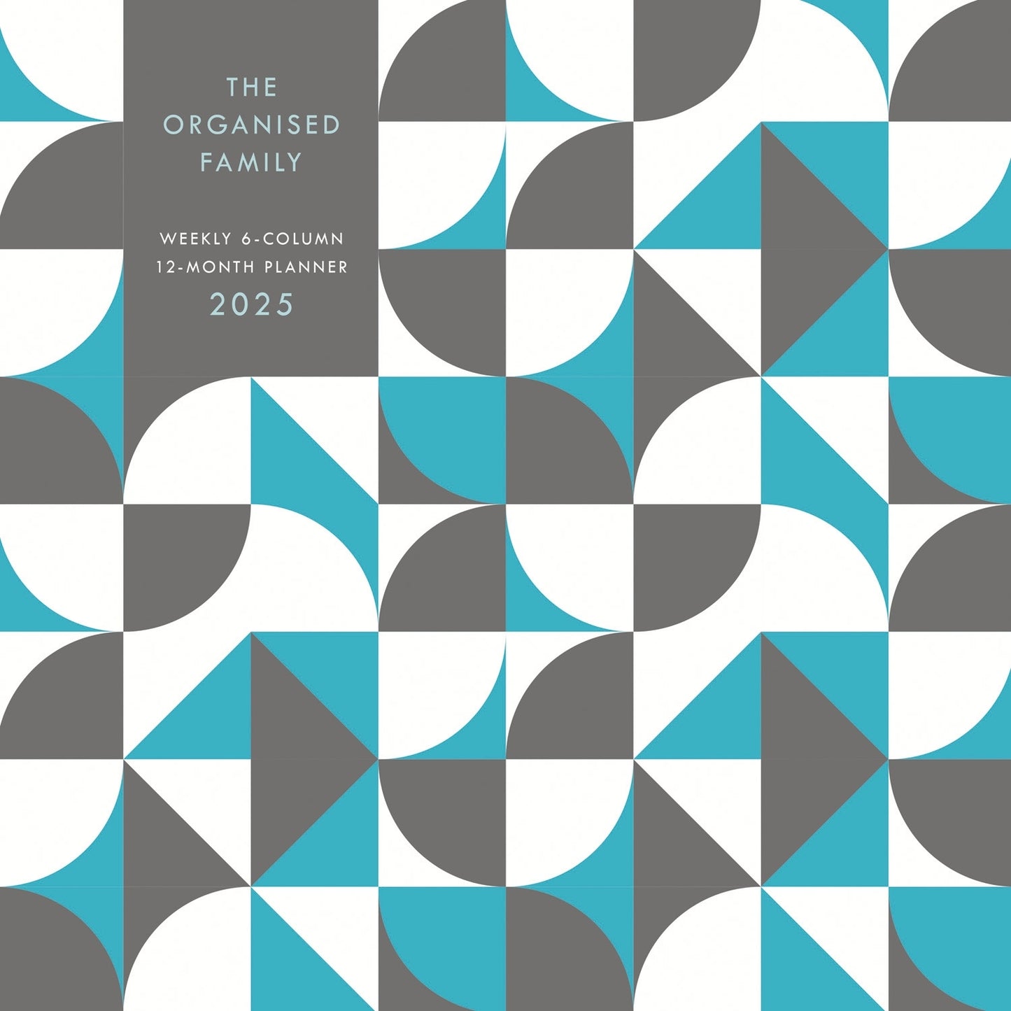 Organised Family (Geometric) WTV Planner Wall Calendar 2025