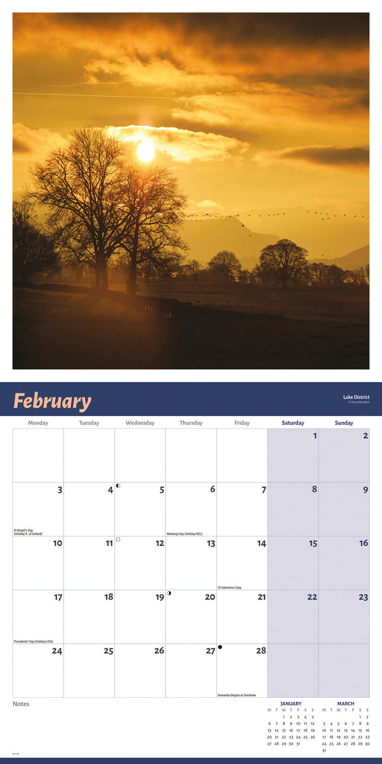 National Parks (PFP) Wall Calendar 2025