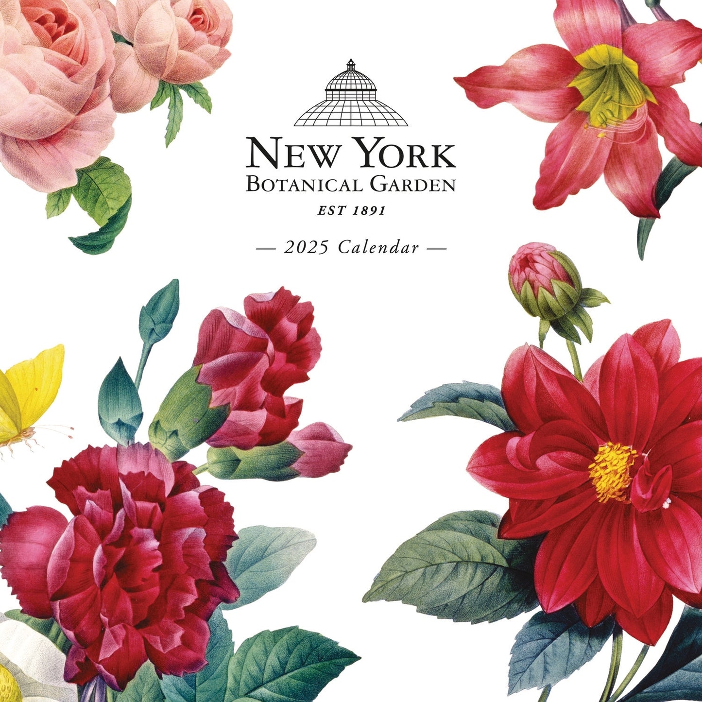 NY Botanical Gardens Illustrated (PFP) Wall Calendar Sunday Start  2025