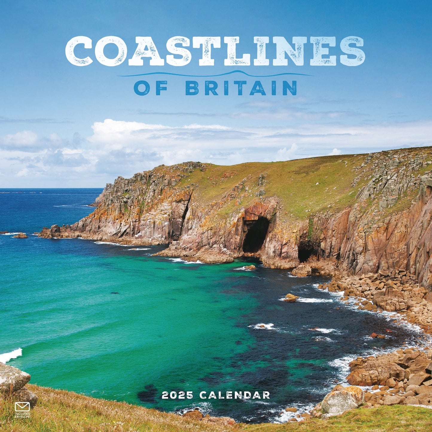 Coastlines of Britain Wall Calendar 2025