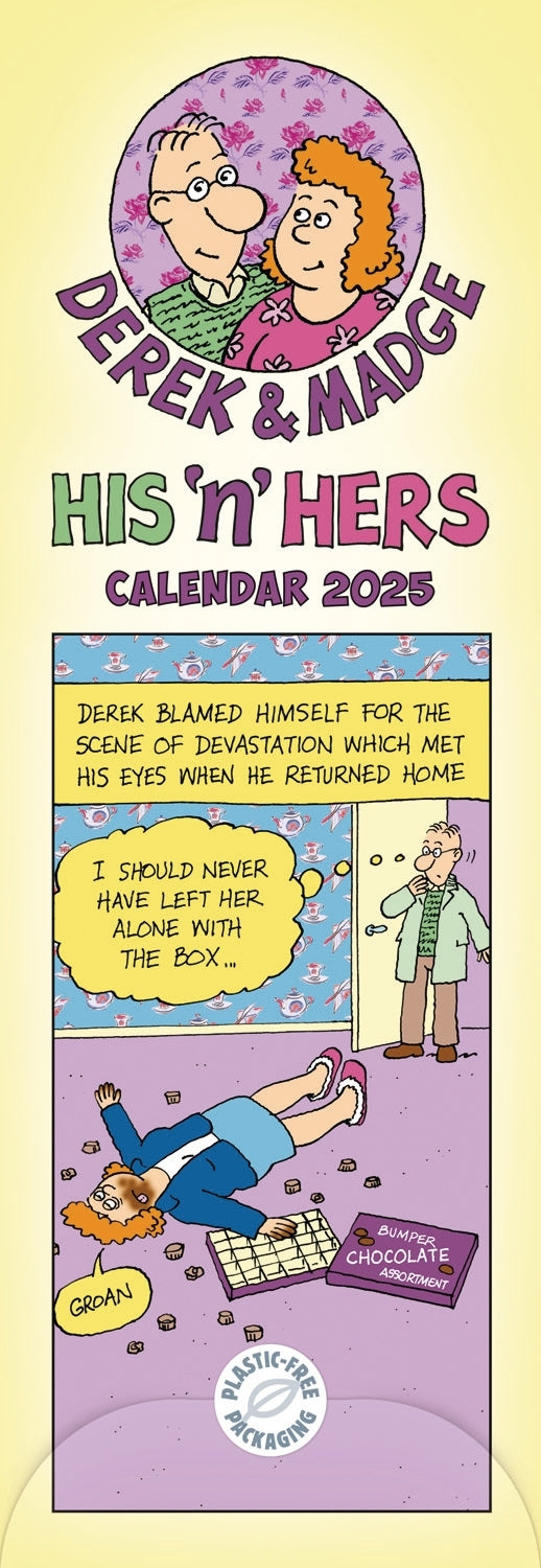 Derek & Madge His n Hers Planner (PFP)Slim Calendar 2025