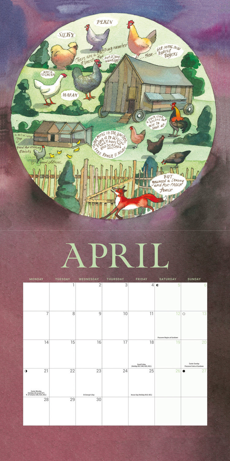 Matthew Rice, A Year in the Country (PFP) Wall Calendar 2025