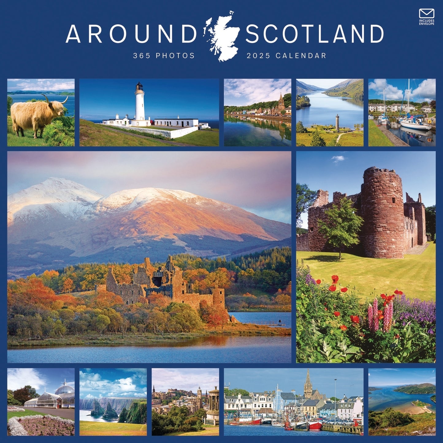 Around Scotland Wall Calendar 2025