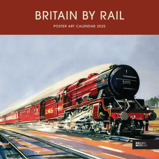 Britain By Rail NRM Wiro Wall Calendar 2025