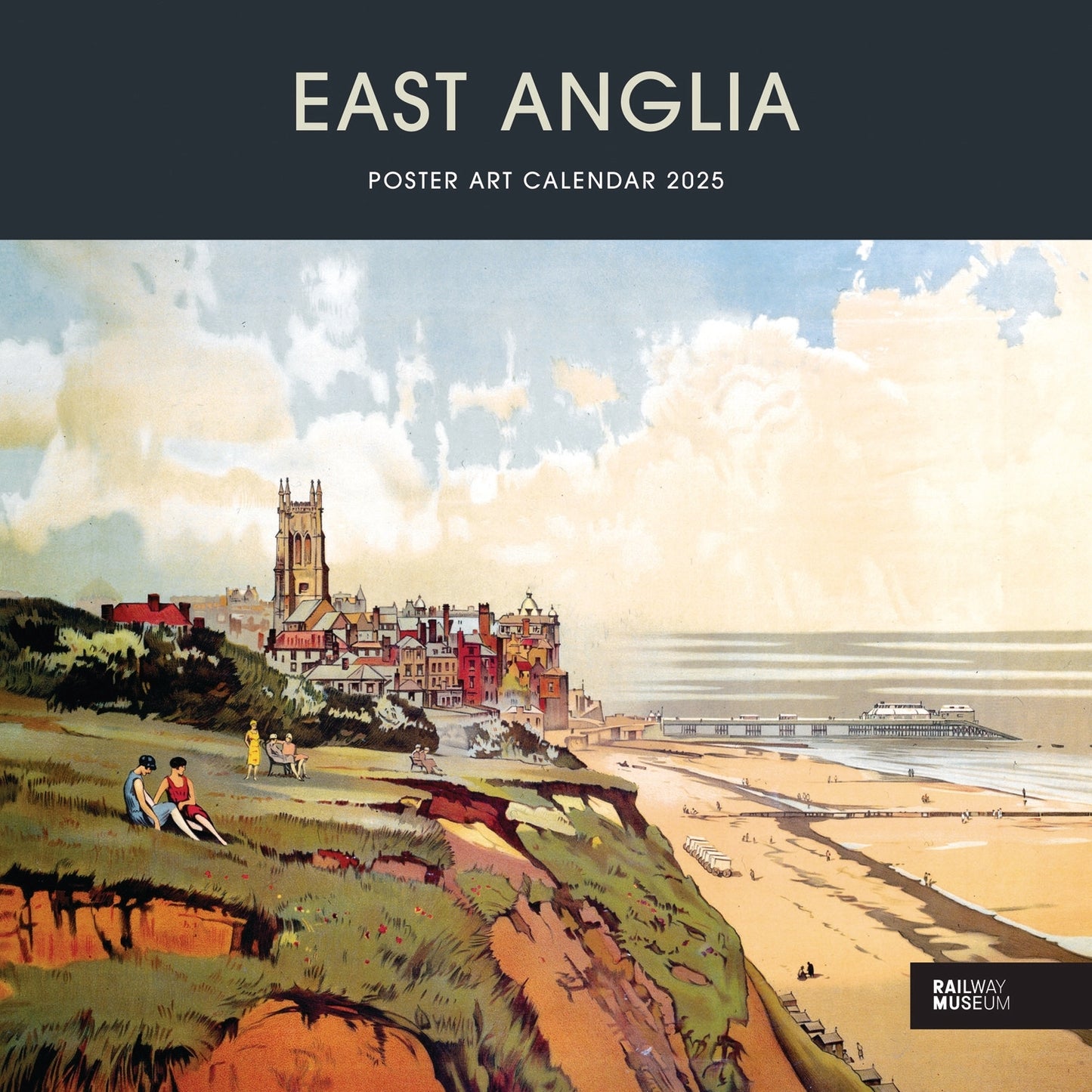 East Anglia Poster Art NRM Wiro Wall Calendar 2025