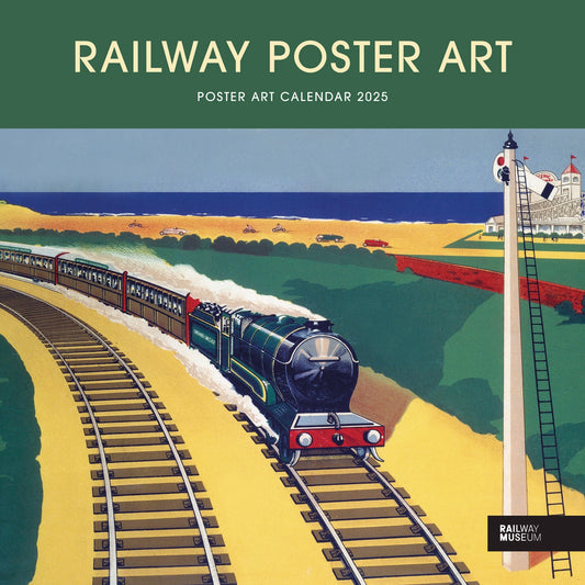 Railway Poster Art NRM Wall Calendar 2025