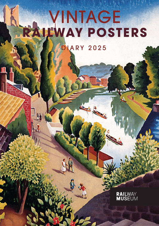 Vintage Railway Posters NRM A5 Diary 2025