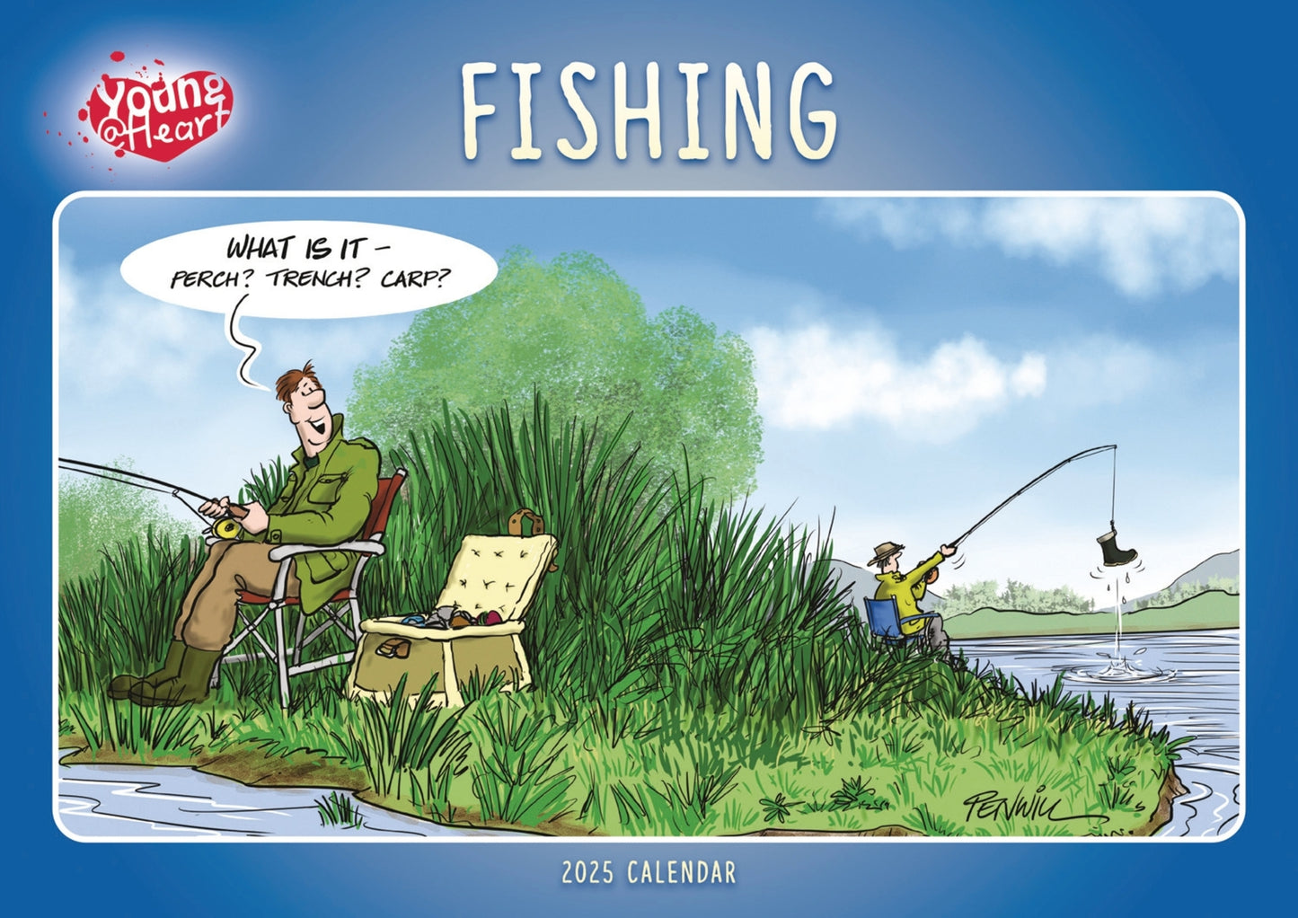 Fishing, Young At Heart A4 Calendar 2025