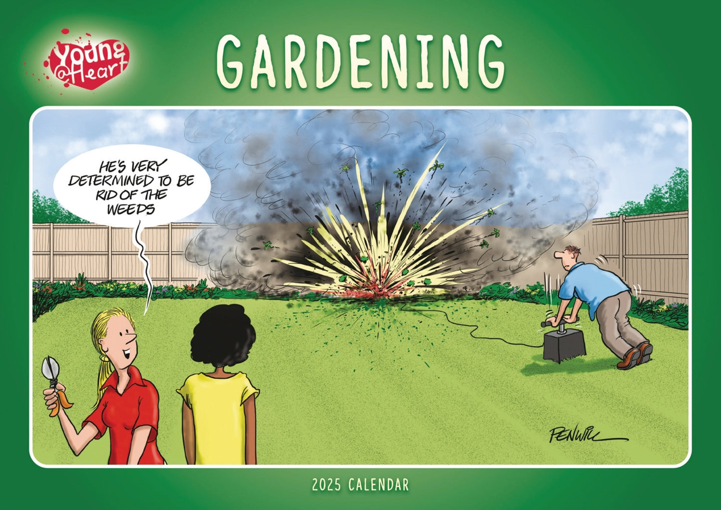 Gardening, Young At Heart A4 Calendar 2025