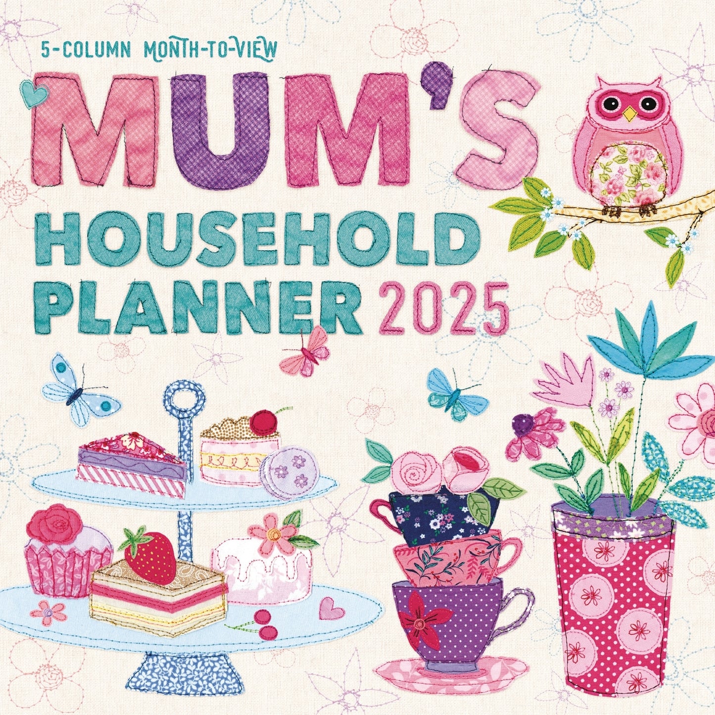 Mums Fabric Household Wall Calendar Planner 2025