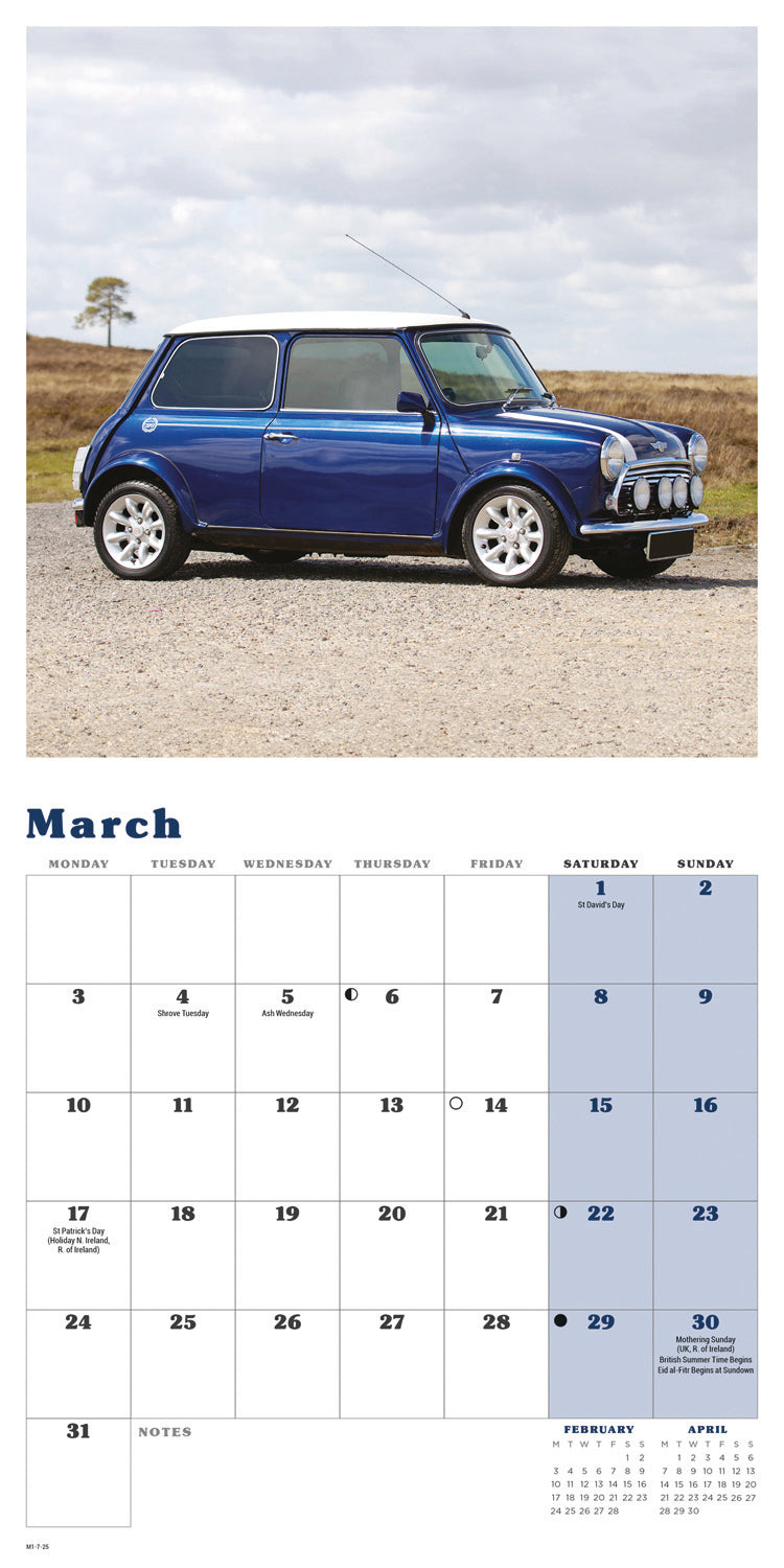 Mini Original Mini Calendar 2025