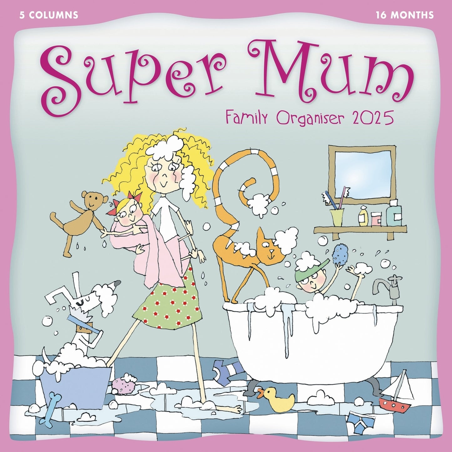 Super Mum, Kim Nash Wall Calendar Planner 2025