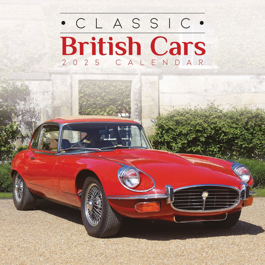 Classic British Cars (PFP) Wall Calendar 2025