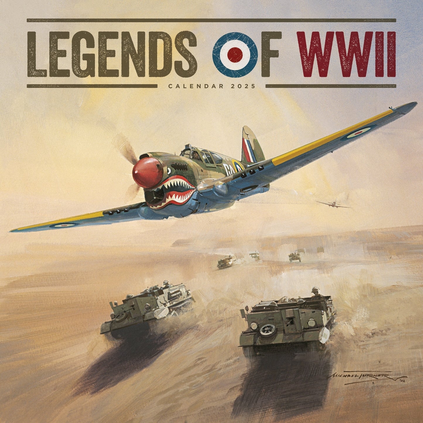 Legends of WWII (PFP) Wall Calendar 2025