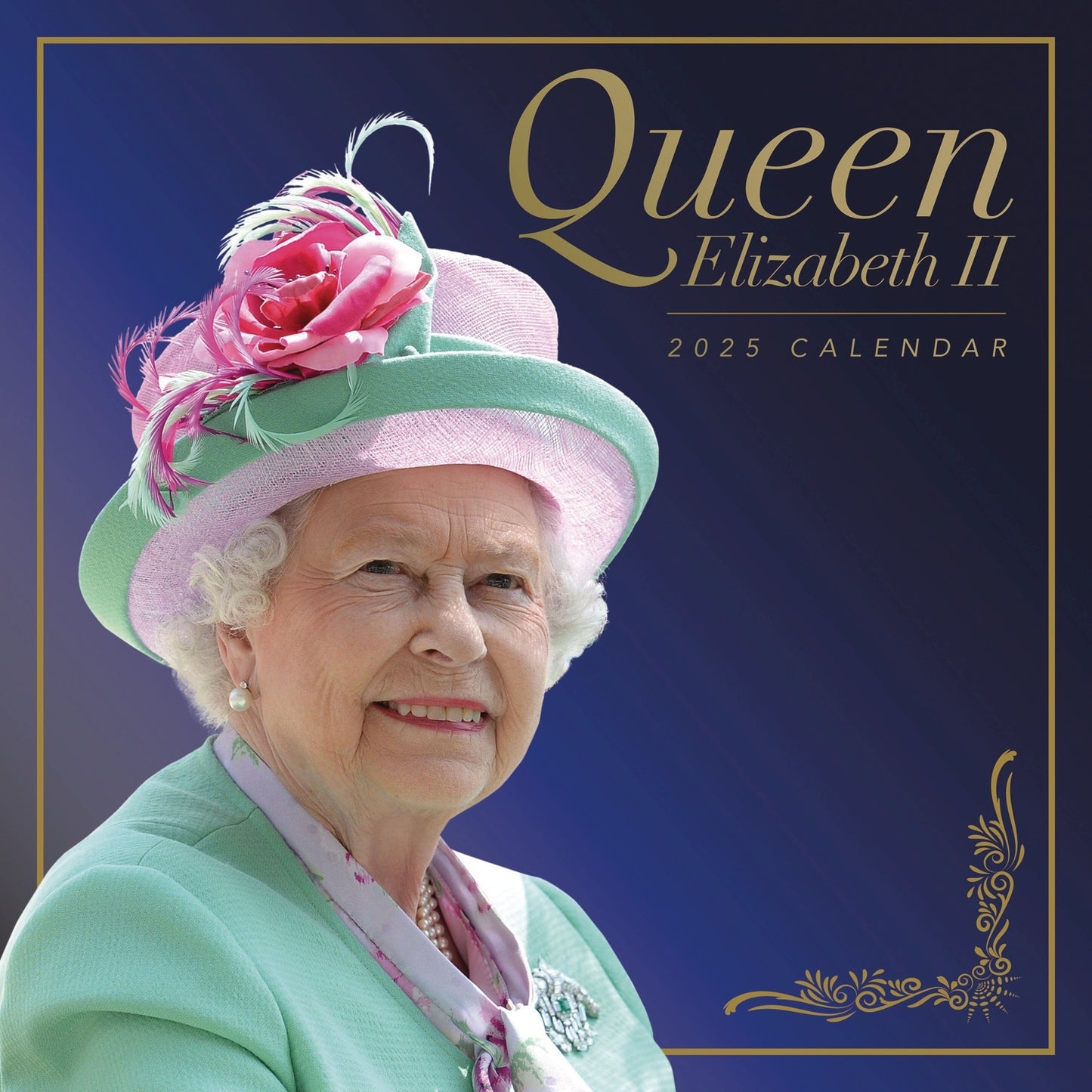 Queen Elizabeth II Wall Calendar 2025