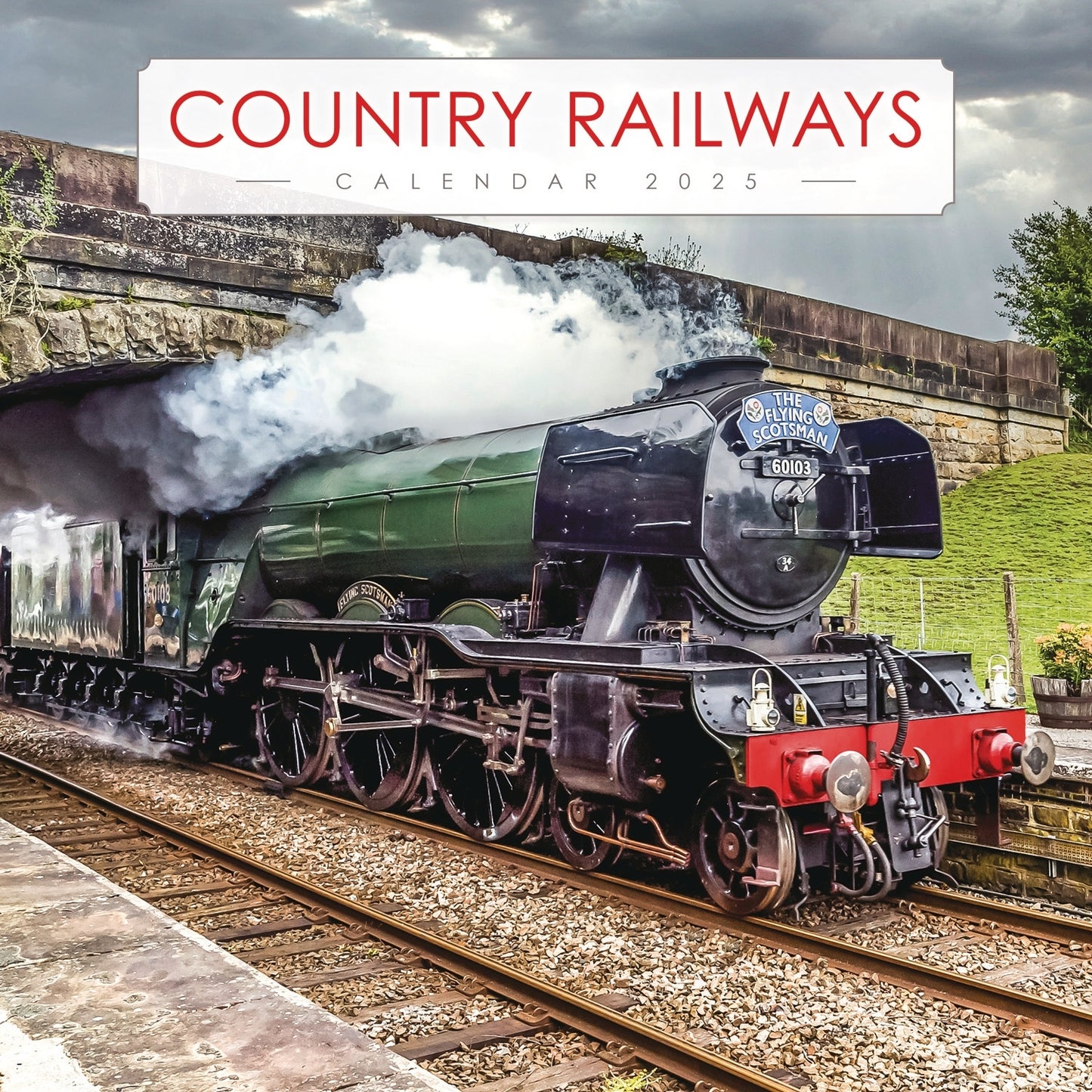 Country Railways Wiro Wall Calendar 2025