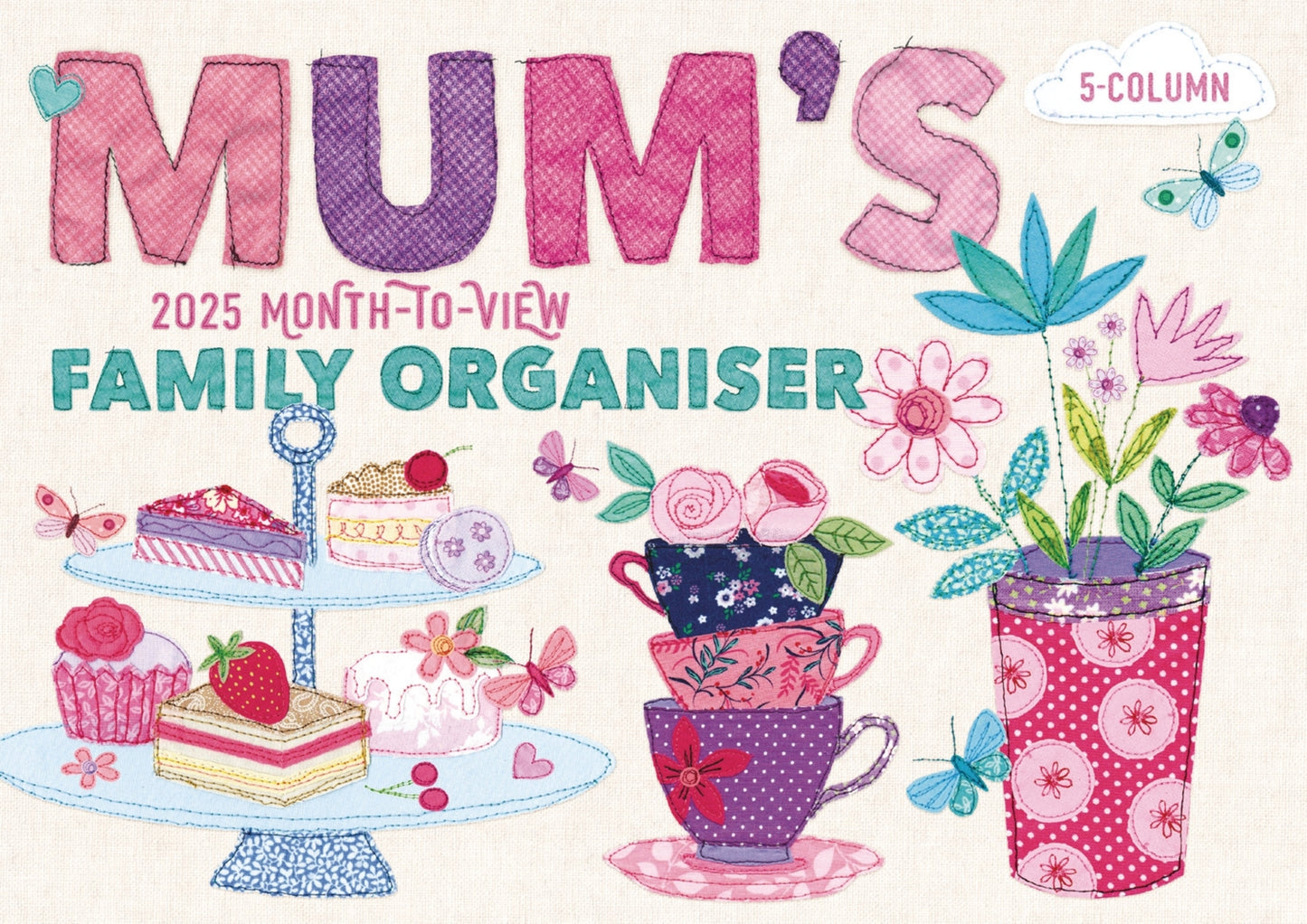 Mums Fabric & Buttons MTV Planner A4 Calendar 2025