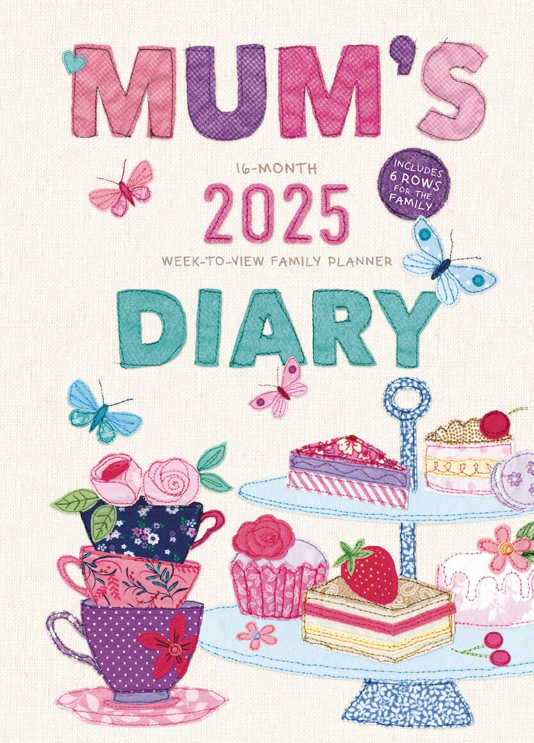 Mums Fabric Planner Engagement Diary 2025