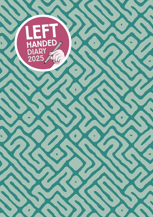 Left Handed A5 Diary 2025