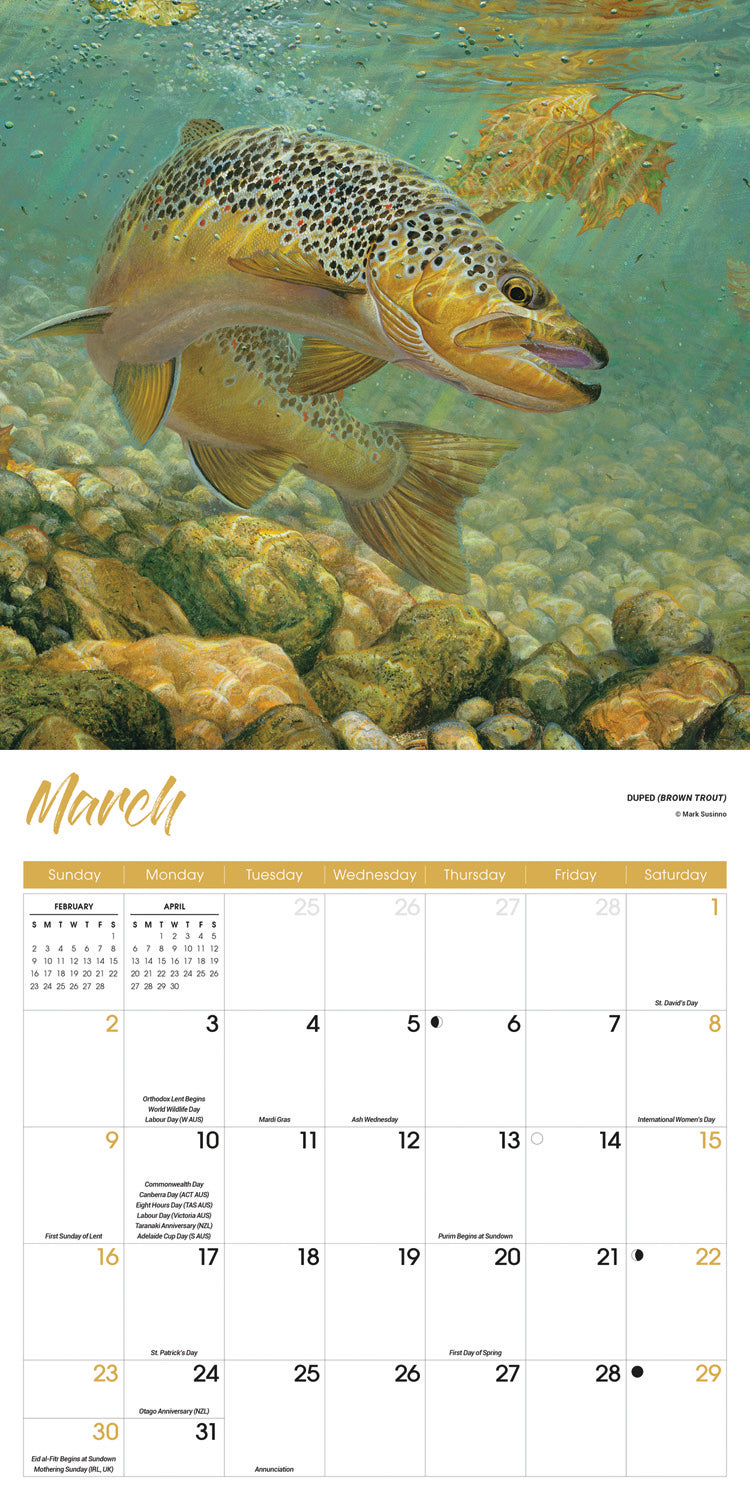 Keeping it Reel, Mark Susinno Wall Calendar, Sunday Start 2025