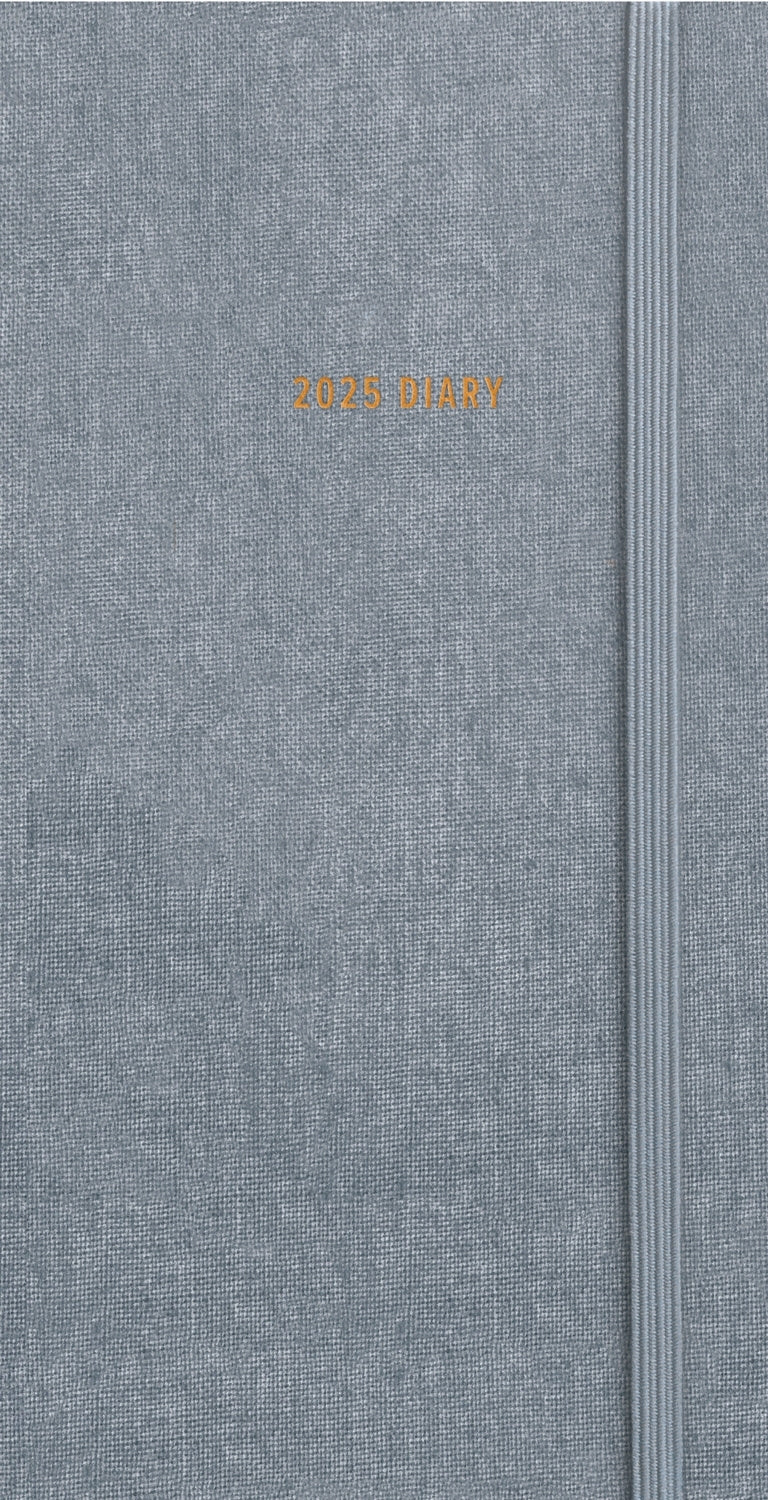 Fashion Diary Charcoal Slim Diary 2025