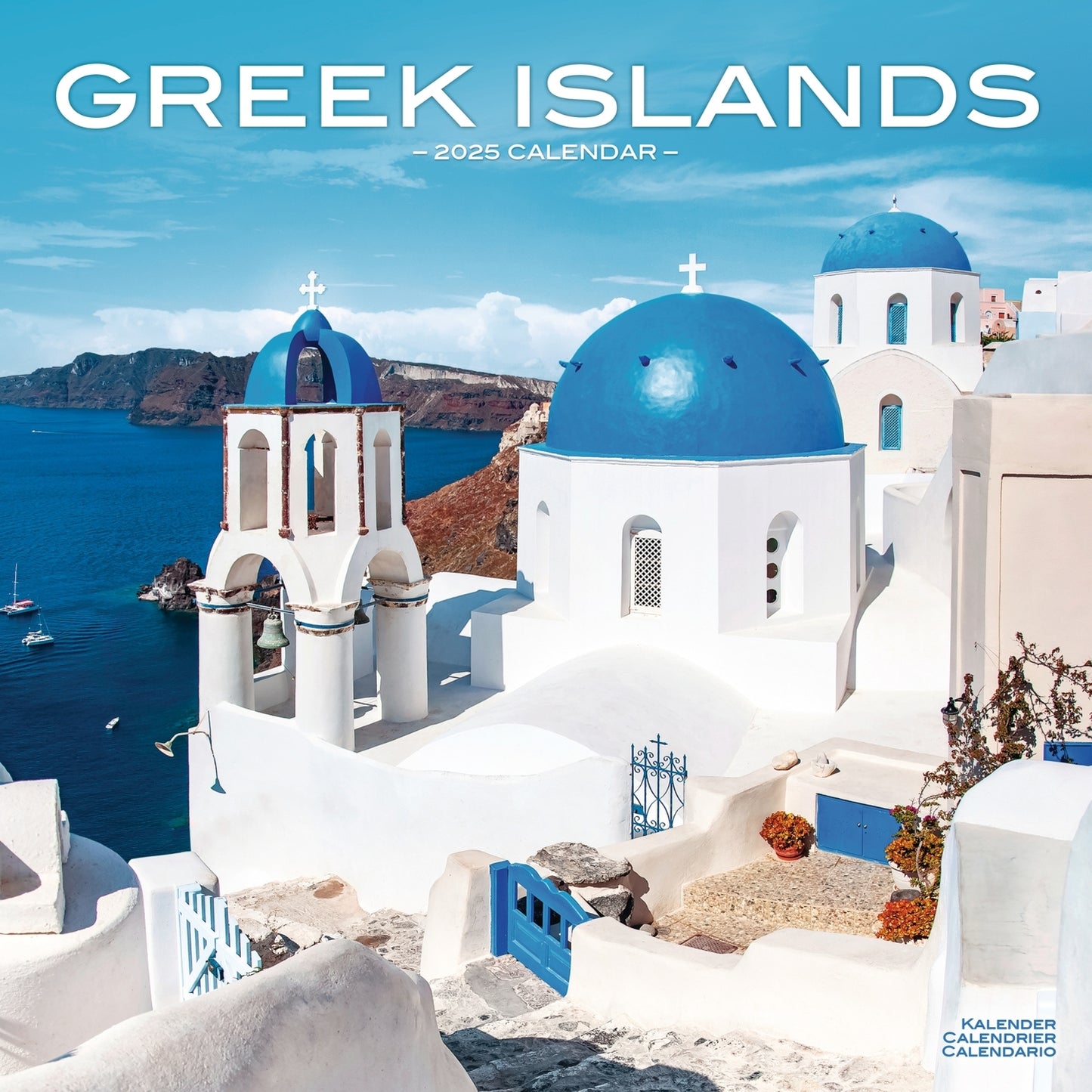 Greek Islands Wall Calendar 2025