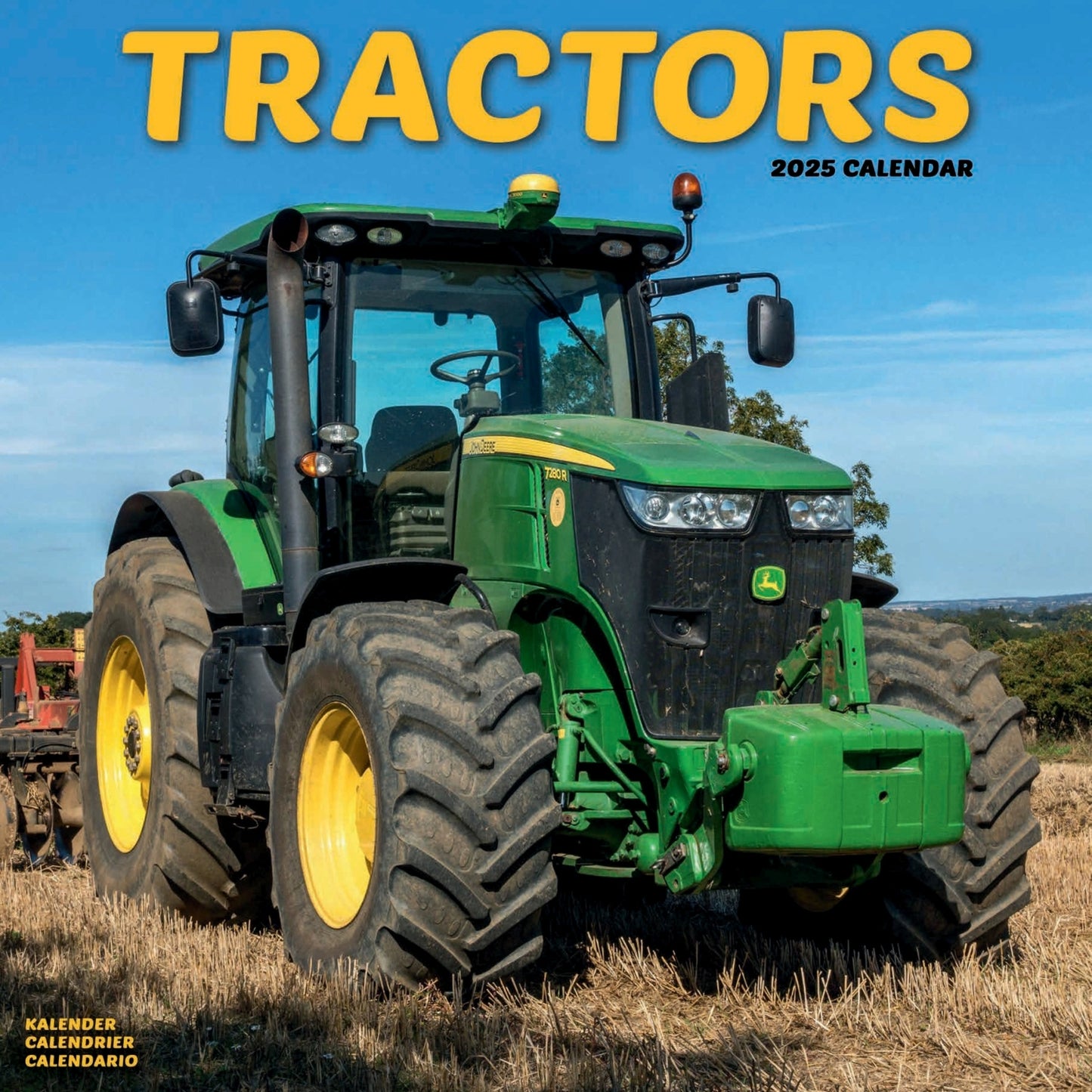 Tractors Wall Calendar 2025